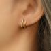 Women's Jewelry S925 Silver Needle Geometric Zircon Earrings Simple Lines Simple Niche Design Sense Net Temperament Earrings_ipsvogv.com