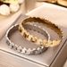 Exquisite Hollow Titanium Steel For Women High-end And Niche Design, S-shaped Bracelet With A Light Luxury Feel, Hand_ipsvogv.com