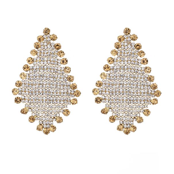 Unisex Earrings Shiny Exaggerated Diamond Claw Chain Rhinestone Earrings Earrings Three Colors To Choose Fashionable And Versatile_ipsvogv.com