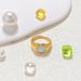 Women's Jewelry Titanium Steel Inlaid White Shell Ring Classic All Match Personalized Stainless Steel Hand Jewelry Fashion Ring_ipsvogv.com