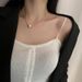 Titanium Steel Gold-plated Women's Necklace, Niche Design, Pearl Pendant, Collarbone Chain_ipsvogv.com