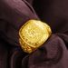Vietnam Sand Golden Hair Environmental Protection Copper True Men's Ring Gold Plated Jewelry_ipsvogv.com
