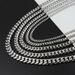 Vintage Lock Chain Mens Stainless Steel 7mm and 9mm Necklace Charm Gifts Long Chain for Unisex Men Punk Classic Jewelry_ipsvogv.com