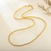 Personality Men's 2.5MM Fried Dough Twists Hip Hop Fashion Necklace Twist Rope Chain_ipsvogv.com