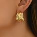 2024 New Forest Sweet Women's Edition, Korean Fold, Niche Design Academy Style and Earrings_ipsvogv.com