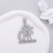 Electric Syllable Hip-hop OFF Full Dia Pendant Chain, Flame Rock Alloy Men's Cuban Necklace_ipsvogv.com