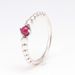 Women's Jewelry December White Copper Ring Female Creative Zircon Inlaid Birthday Ring Female Stacking_ipsvogv.com