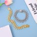 Hip Hop Exaggerated Full Diamond Geometric Necklace With A Domineering And Thorny Cuban Trendsetter Men's Neck Chain_ipsvogv.com