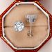 Cao Shi's Classic Earrings Series Creative Crown Flower Zircon Earrings for Women's Simple and Fashionable Small Earrings_ipsvogv.com