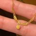 French Style Eternal Rose Necklace For Women, Ancient Lace Gold Flower Collarbone Chain, New Jewelry_ipsvogv.com