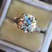 Fashion Art Style Round Sparkling Ring Jewelry_ipsvogv.com