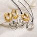 11775ZA Design Hollow Metal Circle Earrings Sweet Cool Adjustable Wax Rope Pendant Necklace_ipsvogv.com