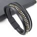 New Rivet Cowhide Rope Braided Fashion Multi-layer Magnetic Buckle Men's Punk Hip-hop Bracelet_ipsvogv.com