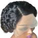 Pixie short bob curly wig with a side part and a lace top with 100% human hair T part pixie wigs for women_ipsvogv.com