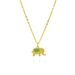Copper Elephant Pendant Necklace For Women - Micro Inlaid Zircon, Cute Clavicle Chain, INS Style Jewelry Gift_ipsvogv.com