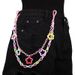 New Colorful Acrylic Five Pointed Star Bounce Earth Cool Girl Cute And Sweet Macaron Pant Waist Chain_ipsvogv.com