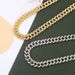 Aalloy trendy hip hop style celebrity style Cuban chain personality men's necklace trendy brand 13mm necklace_ipsvogv.com