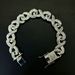 Unisex 8 Shaped Chain With Full Diamonds High Quality Alloy Men's Necklace Men's Hip Hop Cool Cuban Chain_ipsvogv.com