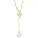 Fangxing Pearl Tassel Necklace For S Pure Silver Niche Design High-end Versatile Temperament Women's Collarbone Chain_ipsvogv.com