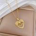 【 】 Love Eyelash Light Luxury Charm Gorgeous Full Diamond Necklace Women's Versatile Clavicle Titanium Steel Chain 【 】 【 】 【 】_ipsvogv.com
