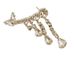 New Rhinestone Fringed Ear Clips, European And American Personalized Sexy Water Drop Earrings Fashion Accessories Female Earrings_ipsvogv.com