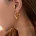 Women’s Jewelry Set Fashion Titanium Steel Retro Peach Heart Leather Rope Chain Necklace Earrings Set_ipsvogv.com