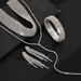 Claw Full Diamond Multi-layer Clavicle Sweater Chain Tassel Necklace Earrings Bracelet Three-piece Set_ipsvogv.com