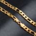 Jewelry 8mm Side Gold Room One Figaro Men's Necklace Jewelry_ipsvogv.com