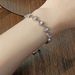 New Peach Heart Pink Diamond Love Bracelet For Women, Sweet, Light Luxury, High Grade, Adjustable Pulling, Cute Style_ipsvogv.com