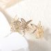 Personalized And Niche Design, Metal Starfish Open Mouth Women's Bracelet, Casual Vacation Style_ipsvogv.com
