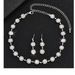 2024 New Bride Fashion Flower Inlaid Necklace Earrings Bracelet Three-Piece Set Direct_ipsvogv.com