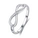 S Silver Trendy Jewelry Infinite Symbol Exquisite Simple Fashion Ring_ipsvogv.com