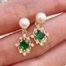 Cao Shi's French court style with pearl patterned temperament, diamond shaped , royal noble accessories, female_ipsvogv.com