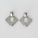 Real Gold Electroplated Titanium Steel Polished Diamond Retro Minimalist OOTD Earrings_ipsvogv.com