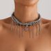 New Year snake pendant tassel texture clavicle chain light luxury fashion necklace winding chain women_ipsvogv.com