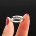 Silver plated sterling silver English love ring satisfy me enough ring female simple silver plated love ring_ipsvogv.com