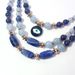 Jewelry fashionable blue devil's eye multi-layer collarbone chain necklace for women NK22950_ipsvogv.com
