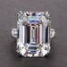 Cao Shi Accessories Large Rectangle Zircon Luxury Women's Wedding Engagement Ring_ipsvogv.com