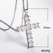 Popular Cross Pendant Necklace Full of Diamond Square Zircon Hip Hop trendy Neckchain Jewelry_ipsvogv.com