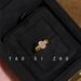 1096 】 People Collected 【 By Vintage White Diamond With Light Luxury High-end Feel, A Niche Zircon Gold Ring, And An 【 】 Feel, Ring,_ipsvogv.com