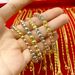 High grade mixed color bracelet transfer bead bracelet adjustable fashion jewelry smooth knife pattern beads_ipsvogv.com