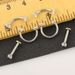 hot 6-piece set stainless steel zircon eyebrow nail eyebrow ring lip nail nose nail piercing jewelry_ipsvogv.com