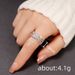 Cao Shi, Ou Han, Sweet Zircon Inlaid Multi Layer Fashionable, Exquisite, Elegant Single Ring, Bow Jewelry_ipsvogv.com