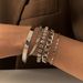Women's retro trend snake bone chain diamond bracelet female hip-hop punk style metal smooth bracelet_ipsvogv.com