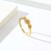 Daisy titanium steel female ring light luxury design sense fashion commuter hand jewelry_ipsvogv.com