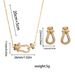 Explosions Horseshoe Buckle Necklace Women's Joker Micro-inlaid Niche Light Luxury Heavy Industry Clavicle _ipsvogv.com