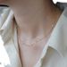 S Pure Silver Gold-plated Plain Necklace, Designed For Women With A Sense Of Wave Glitter, Light Luxury, High-end_ipsvogv.com