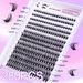 European and American Thick and Large Displacement 280 Clusters D-curve DIY Eyelashes Segmented Single Cluster Grafting Eyelashes_ipsvogv.com