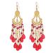 Women’s Jewelry Set Fashion Long Tassel Ethnic Style Earrings For Women Retro Design Slim Water Drop Hollow Exaggerated Tassel Earrings_ipsvogv.com