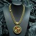 Fashion Trend Rotatable Cross Alloy Pendant Hip-hop Style Men's Cuban Chain Necklace Accessories Men_ipsvogv.com